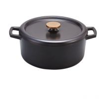 Casseruola in ghisa smaltata 30 cm nera - 100168 Beka