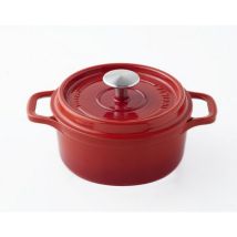 Casseruola rotonda in ghisa smaltata 28 cm rubino - puv402280 Invicta