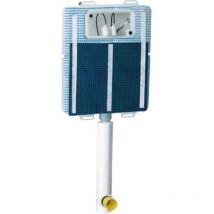 Cassetta ad incasso idea 2 pulsanti senza placca lt. 6 - lt. 9