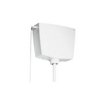 Cassetta alta turchese con rubinetto Bianca 6-9lt Olive