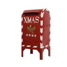 Kaemingk - Cassetta Delle Lettere Natalizia Vintage - 67x33cm