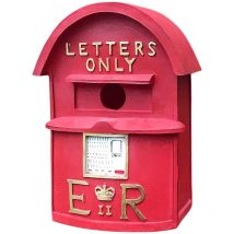 Cassetta delle lettere rosso britannico