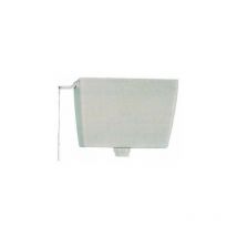 Cassetta scarico wc modello pvc alta senza coperchio plastica bianco bagno