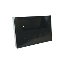 Cassetta Raccogli Pubblicita' In Metallo Nera - Cm.34x8x25,5h. Fer 166218