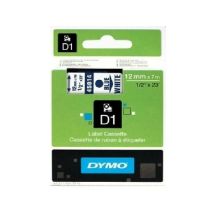 Dymo nastro per etichettatrice d1 12mm x 7 mt colore blu/bianco s0720540