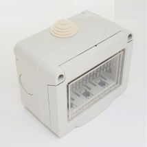 Cassetta 3 Moduli da Parete con Sportello IP55 - Compatibile Serie Matix - TOT