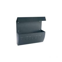 Cassetta porta pubblicita reclame Alubox