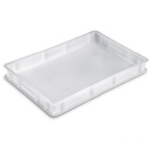 Cassetta da pizzeria piena sovrapponibile 60x40x10 20 litri