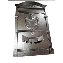 Cassetta posta alluminio verde martellato royal per esterni postale lettere