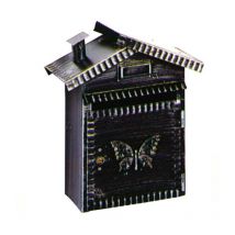 Cassetta posta postale in ferro battutto cm 23x11x35,5 h d'arredo posta