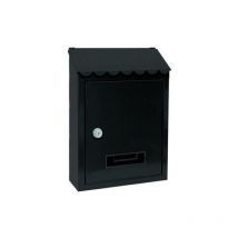 Cassetta postale con tettuccio apribile da esterno in lamiera 210X68X300H 39355V nero (39356)