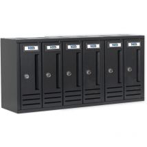 Cassetta postale compo 6 62X18X30 cm antracite
