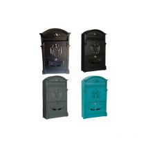 Cassetta Postale per poste Modello regina per esterno 260x90x410 h con 2 chiavi – col. bronzo