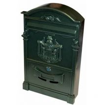 Cassetta posta regia Domus alluminio pressofuso verde mm 260X90 h.mm 410 8059617582128 Domus