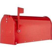 Cassetta Postale Serie America Color Rosso L17xp48xh22 Cm