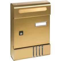 Iperbriko – Cassetta postale bronzo verniciato – Village de Noël – Quantité par pack, Poids, Longueur