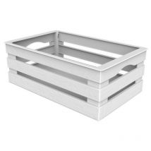 Cassetta Tina Box con copertura panna elegante e funzionale.