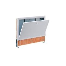 Cassetta Universale Per Collettori, Dim. 600x90x620 Mm, Con Piedini E Fascione, Completa Di Coperchio Verniciato Bianco 01ca60090vr02