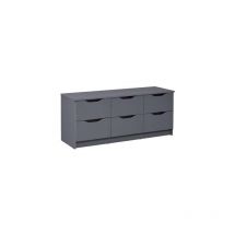 Cassettiera Silenzia 6-B Cassettiera Grigio 122 x 40 x 51 cm
