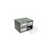 Vipa - cassettiera componibile puma 207/T 4 cassetti mm. 352x302x234 h
