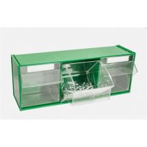 Cassettiera componibile fox 105 verde 3 cassetti mm. 600x214x240 h - Vipa