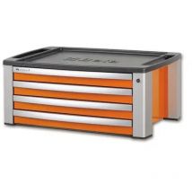 C39t Commode portable 4 tiroirs - Orange - Beta