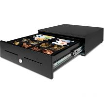 Cassetto cassa Safescan Hd-4142 per un uso intensivo di grandi volumi con microinterruttore e 3 posizioni di blocco