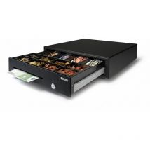 Cassetto per banconote di volume medio Safescan Sd-4141 41 cm x 41,5 cm x 11,5 cm con cassetto aggiuntivo e coperchio con serratura