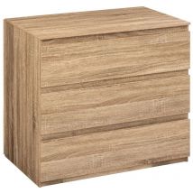 Five Simply Smart - Cassettiera dolo a 3 cassetti effetto legno naturale - 5five