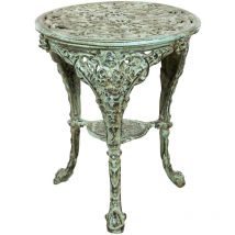 Biscottini - Cast iron table with antique finish