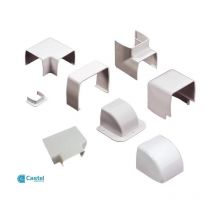 Wandanschluss ODWR-90 Kanalsystem Klimaanlage Zubehör 90mm Installationskanäle - Castel