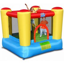 Castello Giostra Gonfiabile Salterello Top con Pompa Inclusa Happy Hop