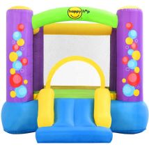 Castello Gonfiabile con Scivolo in pvc 260x210x160 cm Happy Hop Multicolore