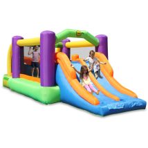 Happy Hop - Gonfiabile Percorso Ad Ostacoli Con Scivolo 560 X 255 X 190 Cm