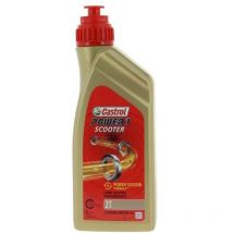 Castrol - 12x Huile Power 1 compatible avec Scooter 2T Bidon de 1 Litre