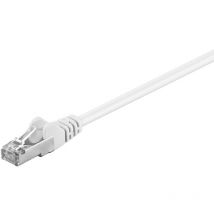 Cat 5e Patchkabel, sf/utp, weiß, Kupferkaschierter Aluminiumleiter (cca). Kabellänge 7.5 m