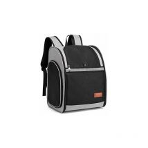 Dewdat - Cat Dog Carrier Backpack: Small Pets Large Cat 10kg Breathable Foldable Travel Bag with Interior Safety Strap for Camping Hiking Train Car