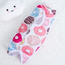 Cat Neuter Gown - Cat Recovery Cotton Cotton Recovery Wrap(Donut l longueur dos 30cm)