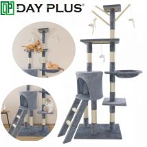 Day Plus - Cat Tree Large Climbing Tower Activity Centre Kitten Tall Scratching Post Condo