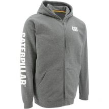 CAT Zip Hoodie Midweight Größe XL Grau