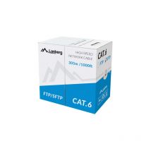 Lanberg - LCU5-21CU-0305-BK câble de réseau Noir 305 m Cat5e u/utp (utp) (LCS6-11CU-0305-S)