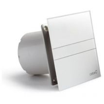 Einseitiger Abluftventilator, Frontplatte aus weißem Glas (SIKOAE120G) - Cata