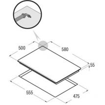Placa Cata LCIB6021BK