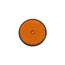CEA - Catadioptre Orange à Visser Ø86 mm - Latéral avec Trou Central