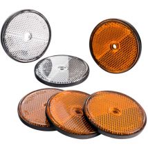 Maxter - Catadioptre rond 61mm à fixer 6 pcs