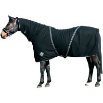 Catago Fleecedecke Mit Halsteil - Schwarz - 125 Cm