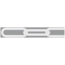 128961 Catena chiusa Bianco Plastica 25 m - Dörner+helmer