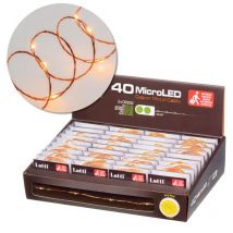 Guirlande microLED 4m à batterie 2xCR2032