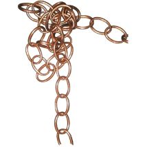 Catena ornamentale ovale 30 mt - bronzata