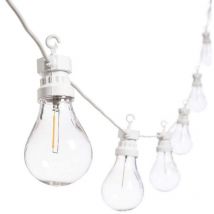 Filo Luci Led D.6 cm Prolungabile Nero - Mercury